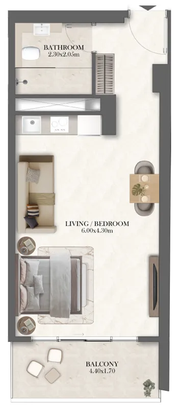 Royal Development Company Radisson Residences floor plan