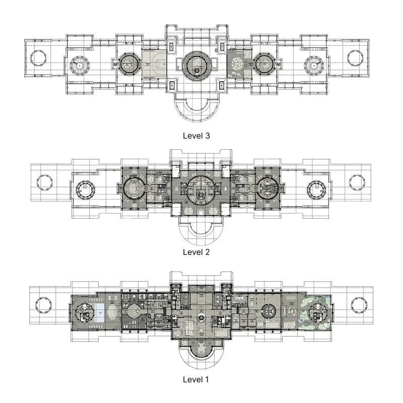 Emerald Palace Group Raffles The Palm Dubai floor plan