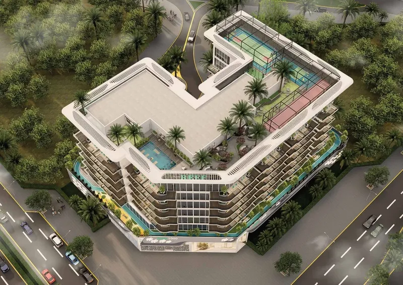Exterior at Reef 1000 in Dubailand Residence Complex Dubai