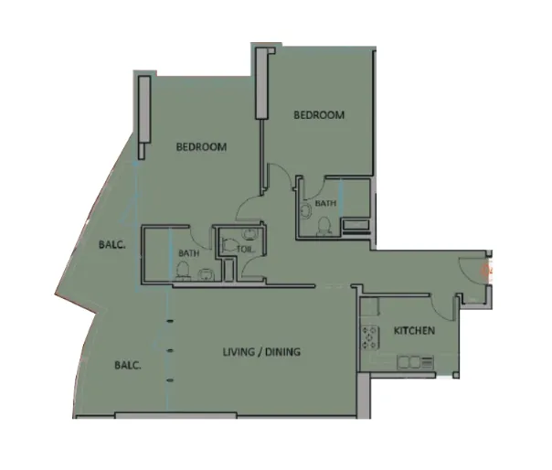 Tiger Group Renad Tower floor plan