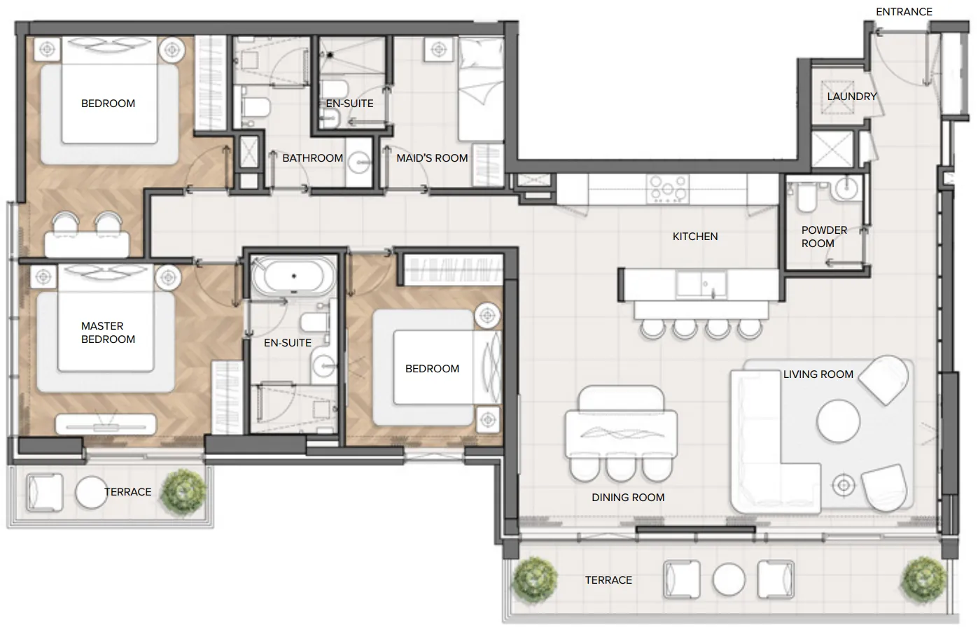 FIM Partners Residences Du Port Autograph Collection floor plan