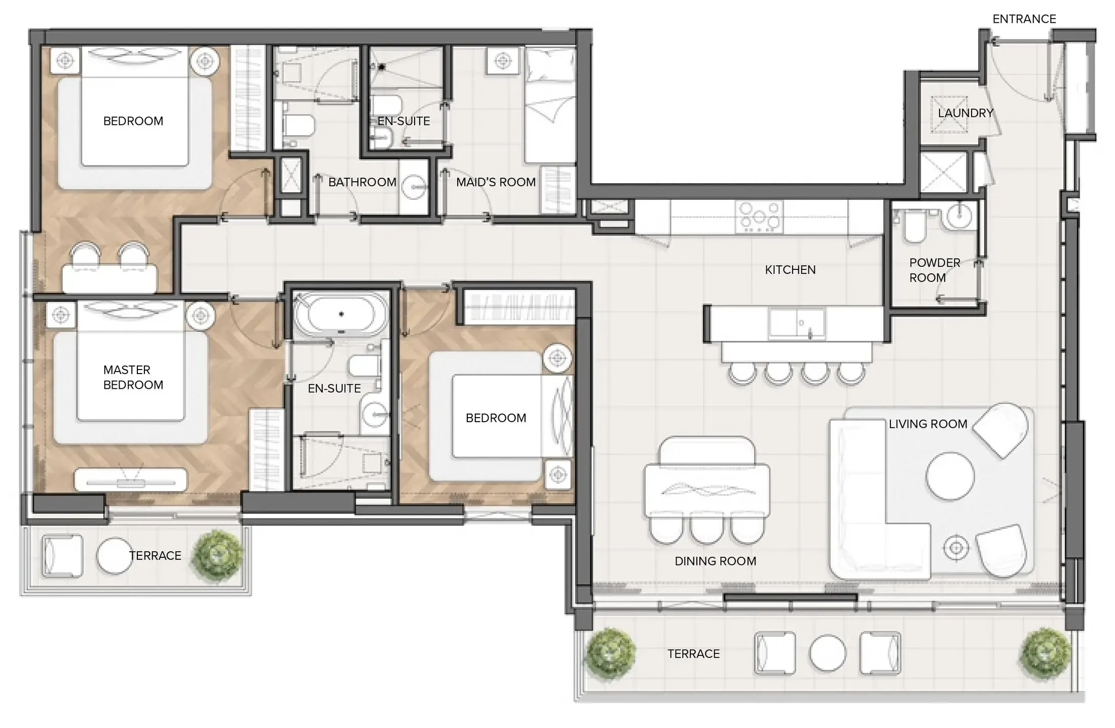 FIM Partners Residences Du Port Autograph Collection floor plan