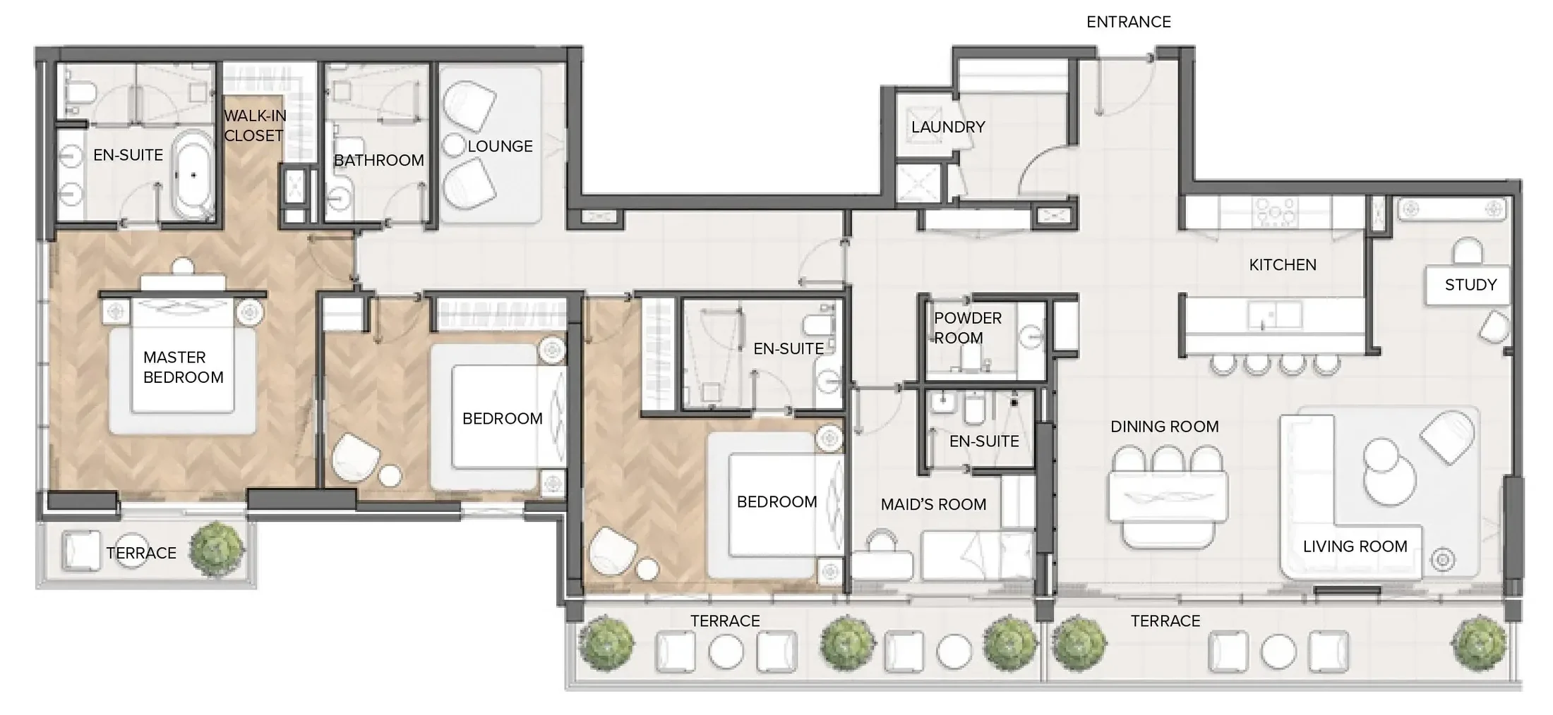 FIM Partners Residences Du Port Autograph Collection floor plan