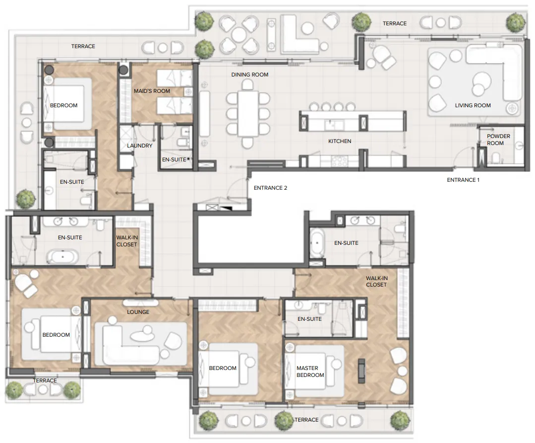 FIM Partners Residences Du Port Autograph Collection floor plan