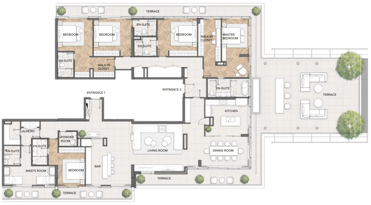 FIM Partners Residences Du Port Autograph Collection floor plan