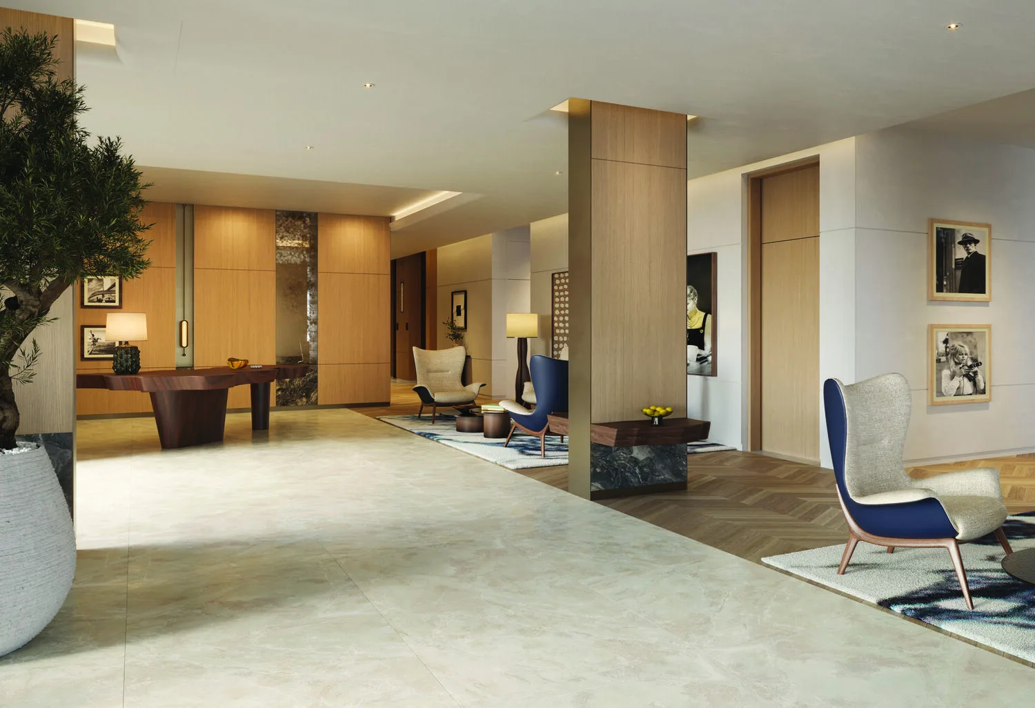 FIM Partners Residences Du Port Autograph Collection Lobby