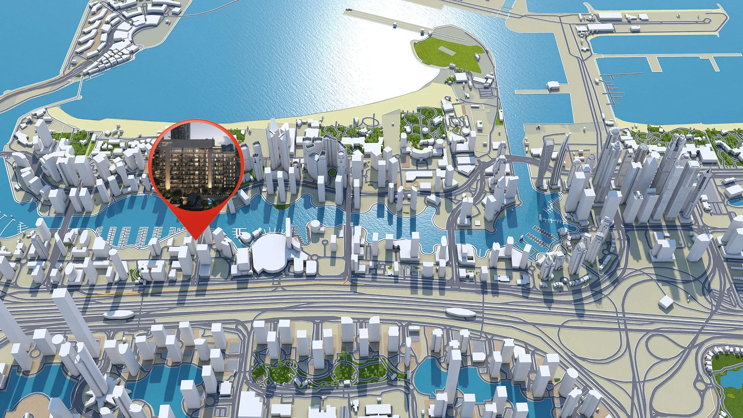 FIM Partners Residences Du Port Autograph Collection master plan