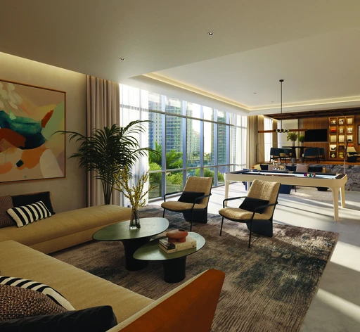 Residents' Lounge amenity image at Residences Du Port Autograph Collection