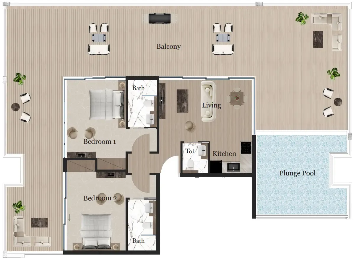 Rijas Aces Property Rijas Suites floor plan