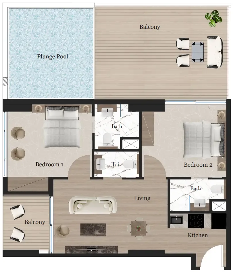 Rijas Aces Property Rijas Suites floor plan