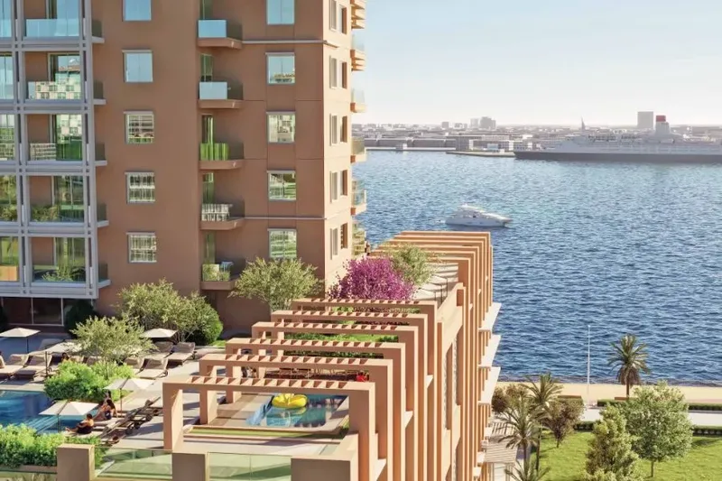 Exterior at Riva Residence in Maritime City Dubai