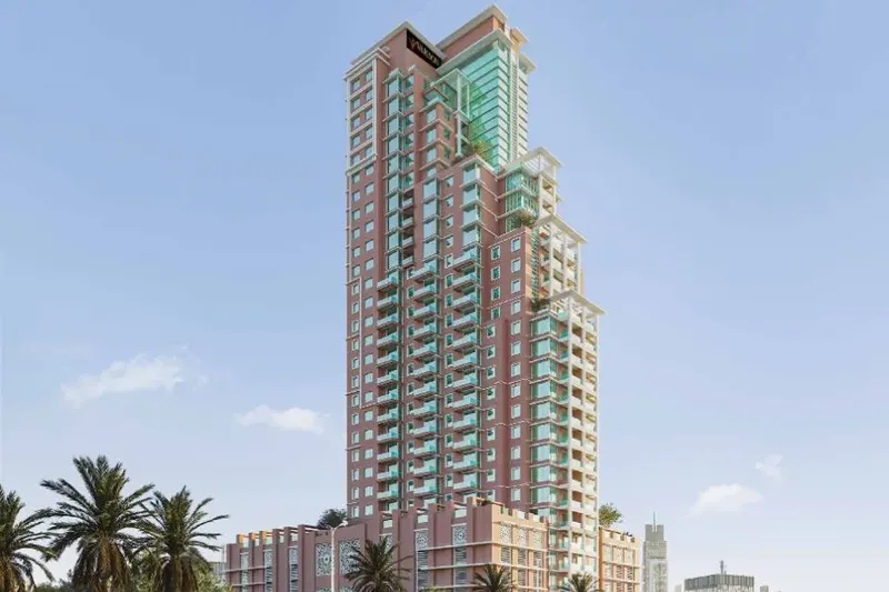 Exterior at Riva Residence in Maritime City Dubai