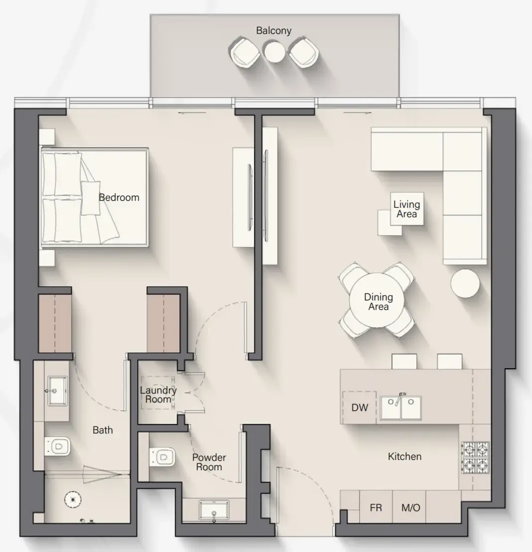 Ellington Riverton House floor plan