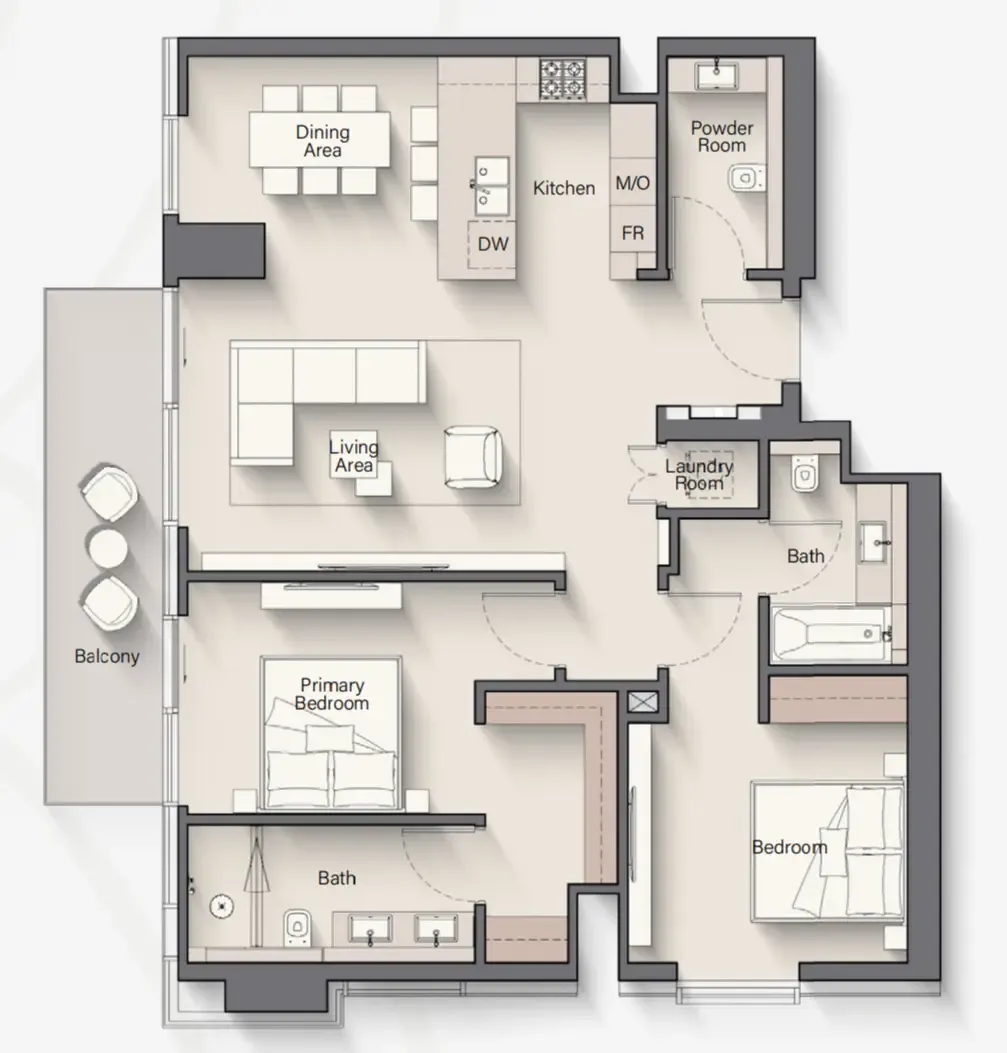 Ellington Riverton House floor plan