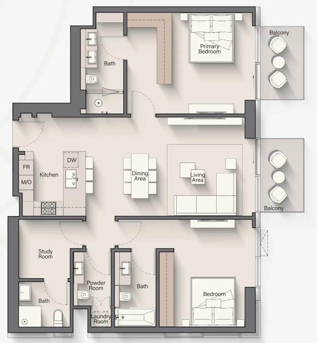 Ellington Riverton House floor plan