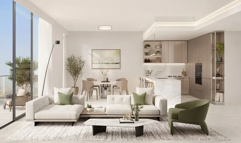 Interior at Riverton House in Bukadra Dubai
