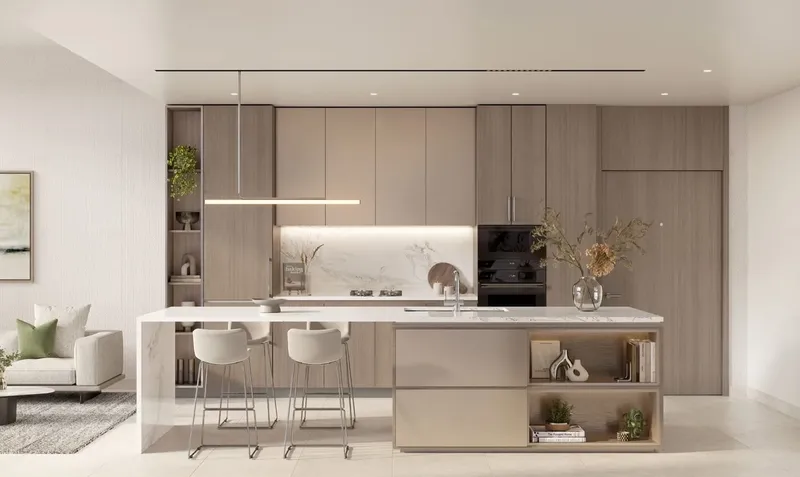 Interior at Riverton House in Bukadra Dubai