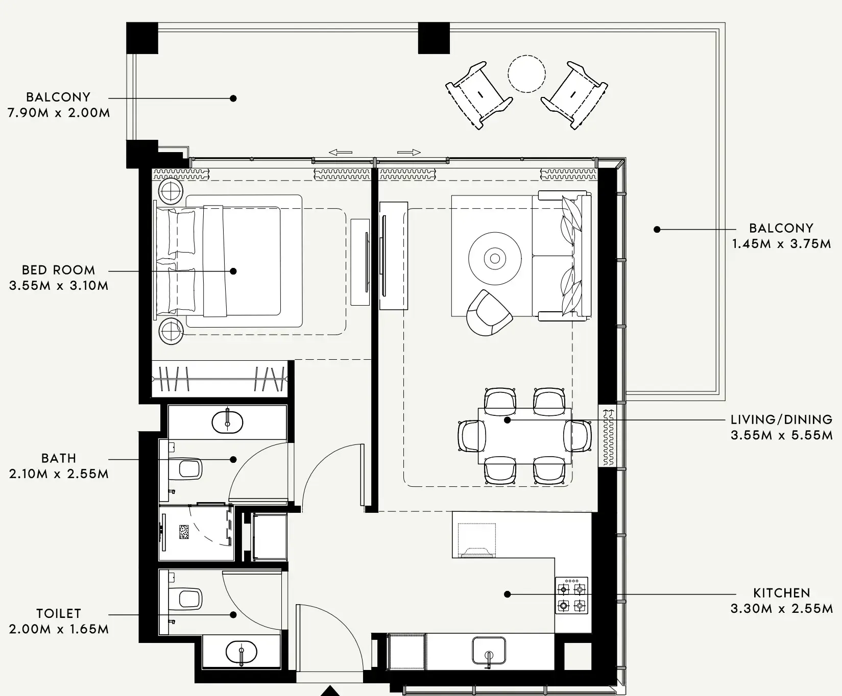 Azizi Riviera 58 floor plan