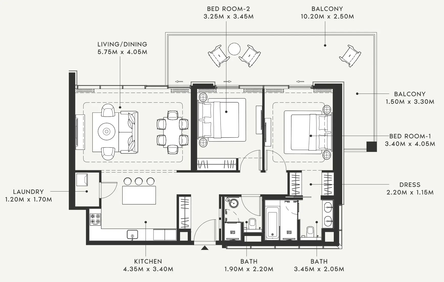 Azizi Riviera 58 floor plan