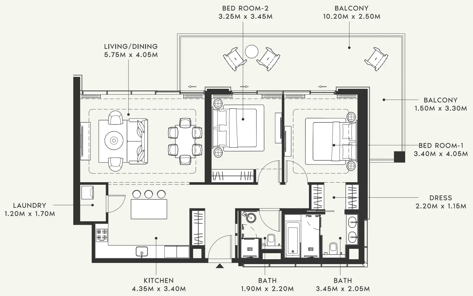 Azizi Riviera 58 floor plan