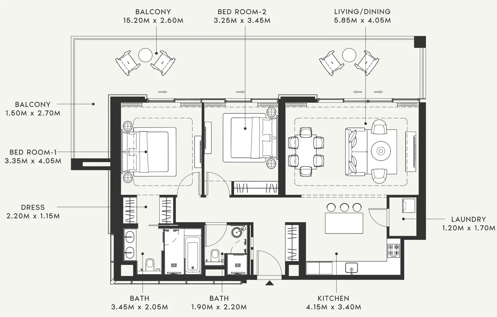 Azizi Riviera 58 floor plan
