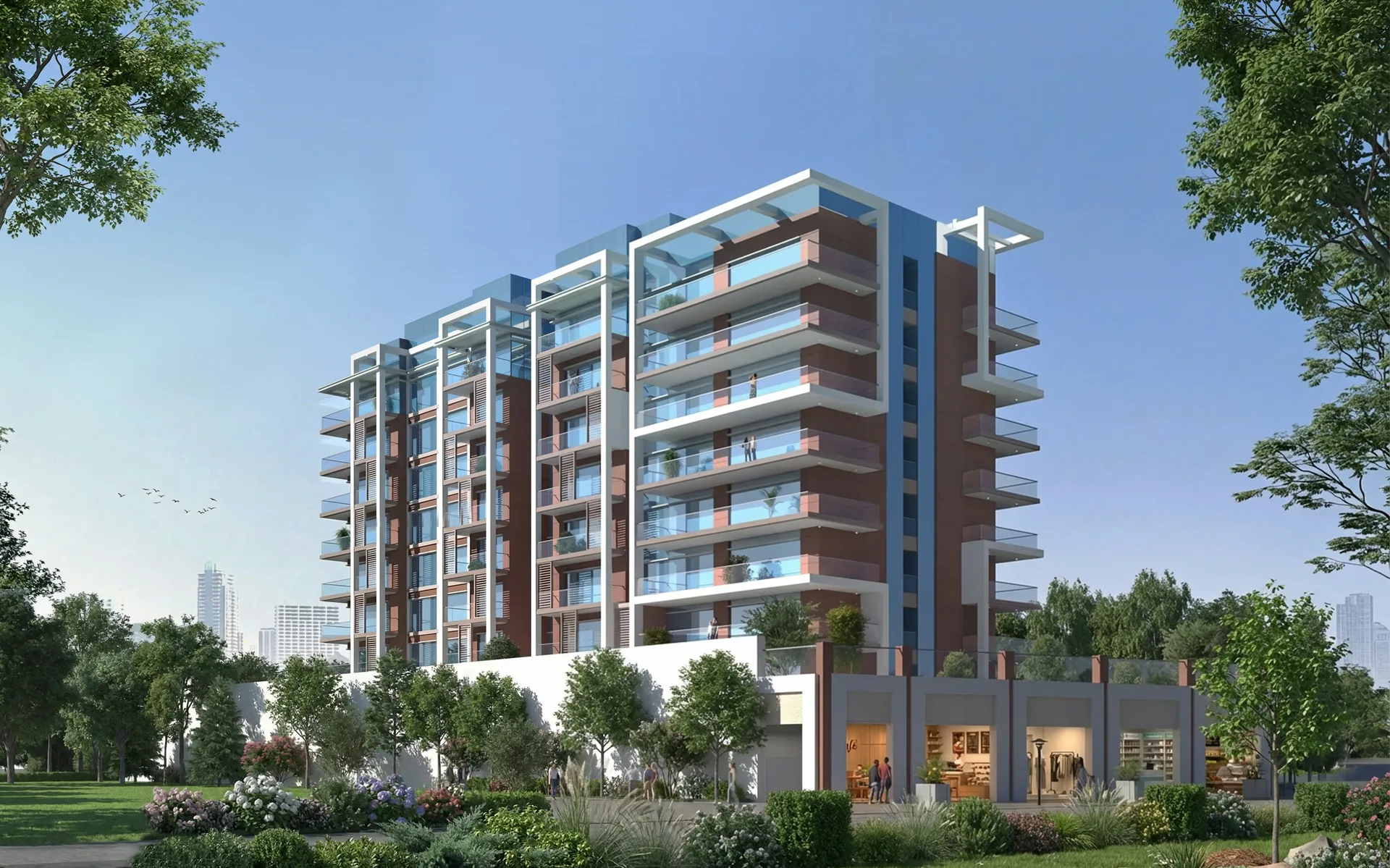 Exterior at Riviera 58 in Azizi Riviera at Meydan One Dubai