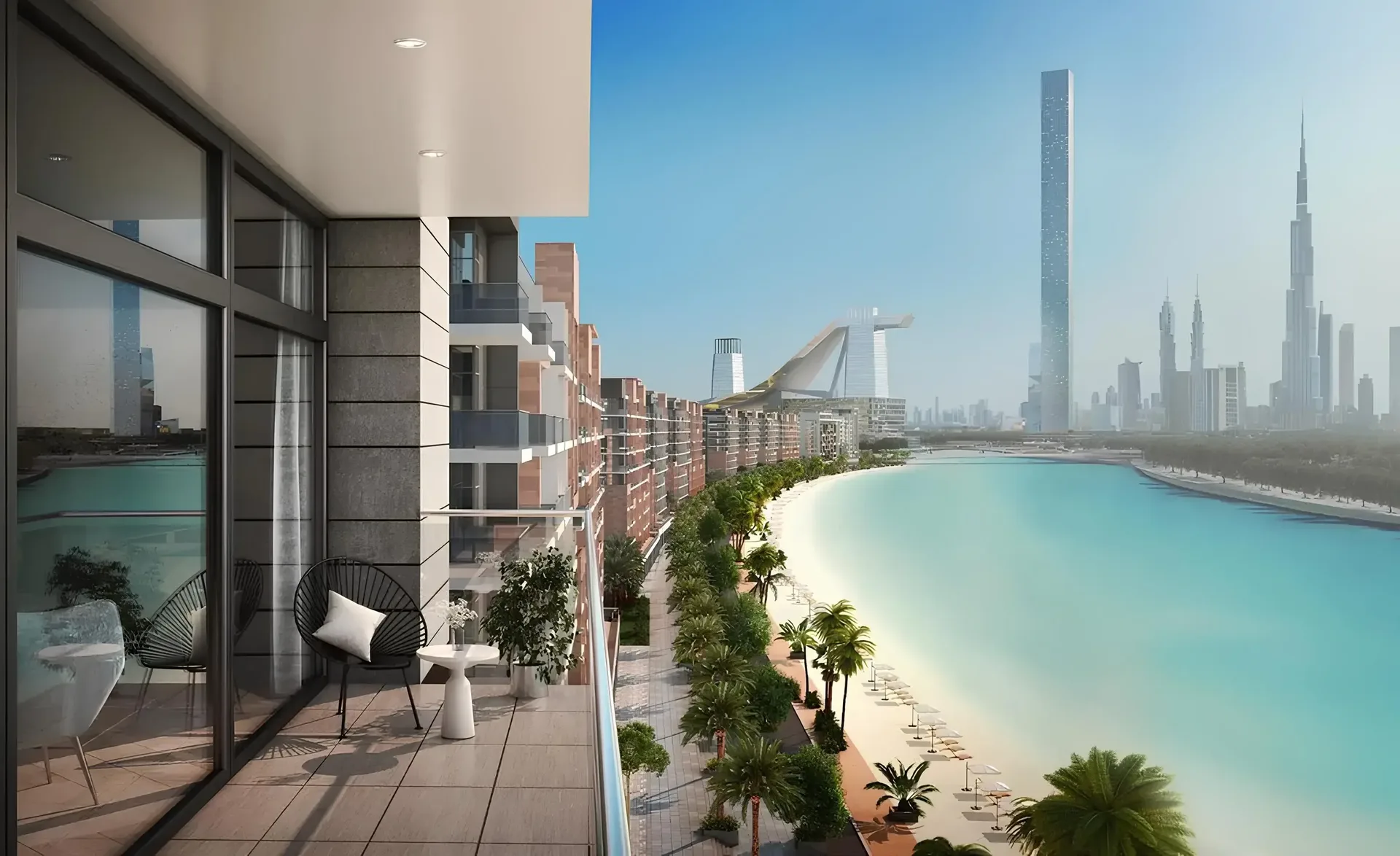 Exterior at Riviera 58 in Azizi Riviera at Meydan One Dubai