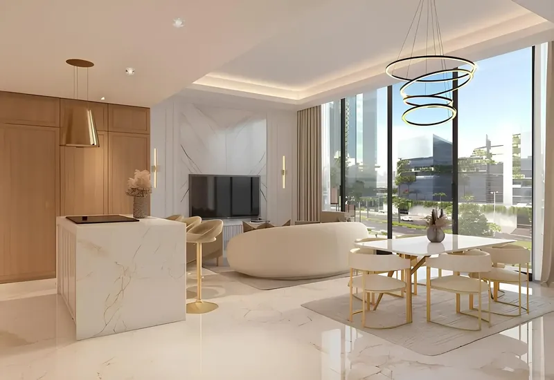 Interior at Riviera 58 in Azizi Riviera at Meydan One Dubai