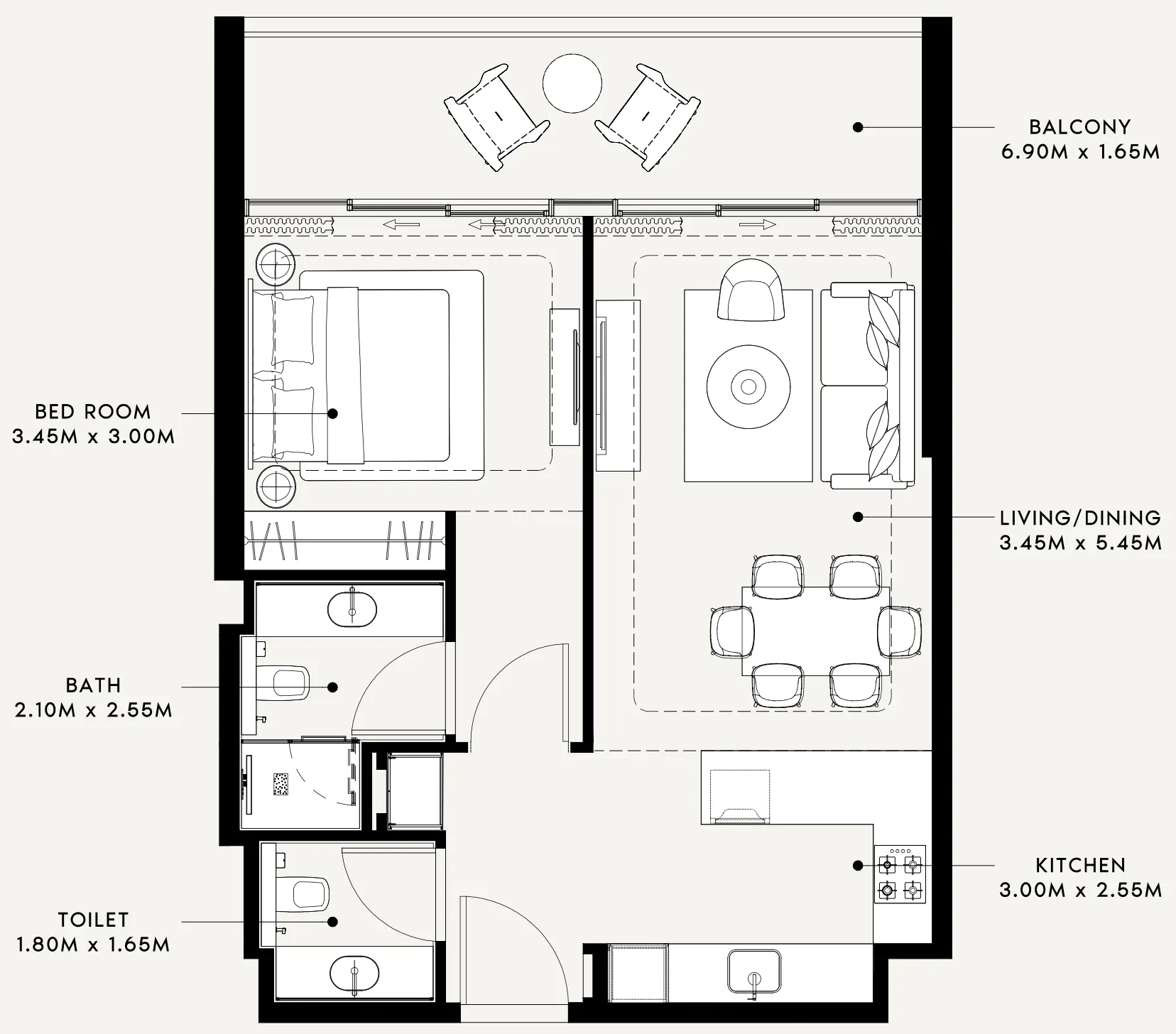 Azizi Riviera 60 floor plan