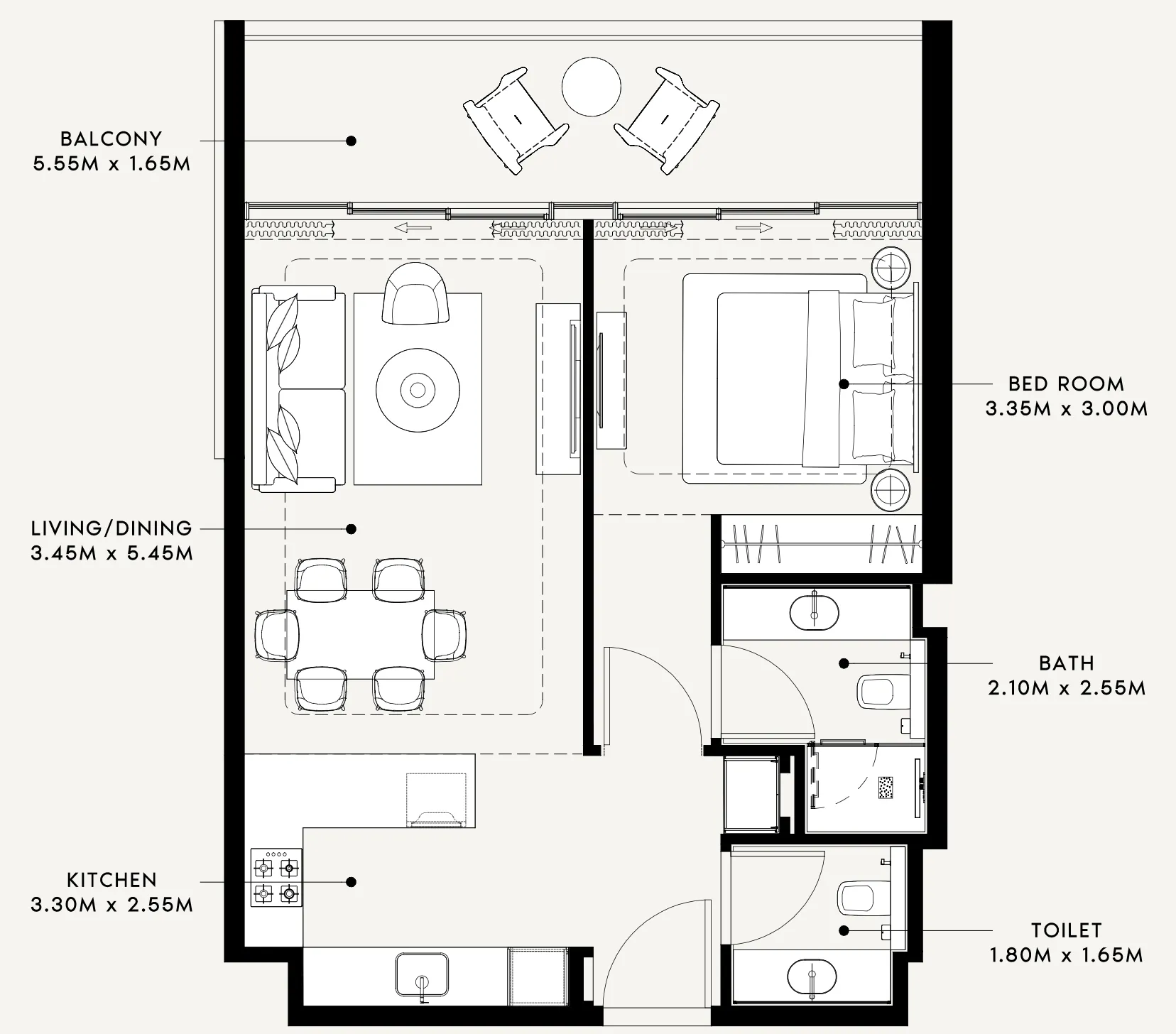Azizi Riviera 60 floor plan