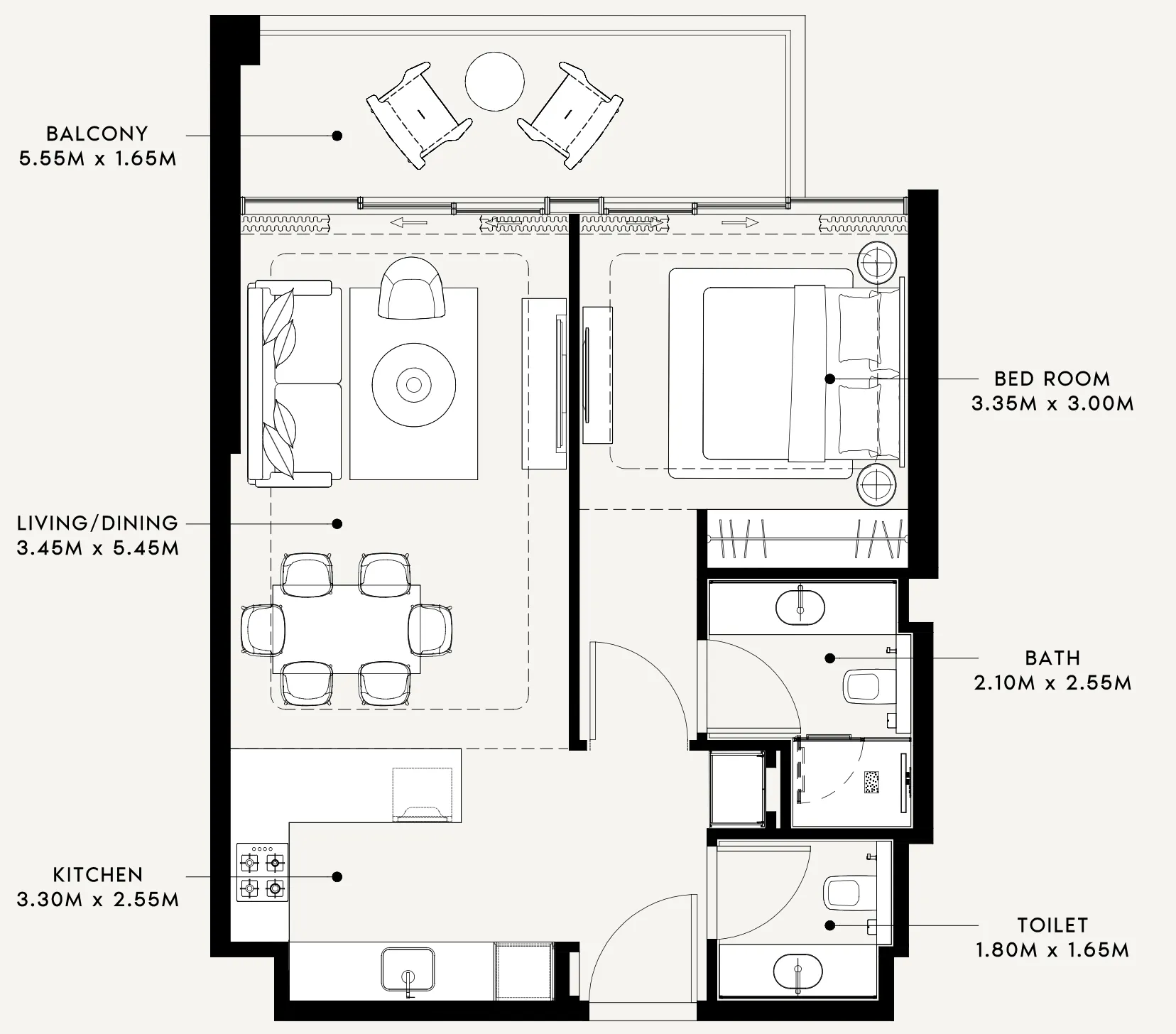 Azizi Riviera 60 floor plan