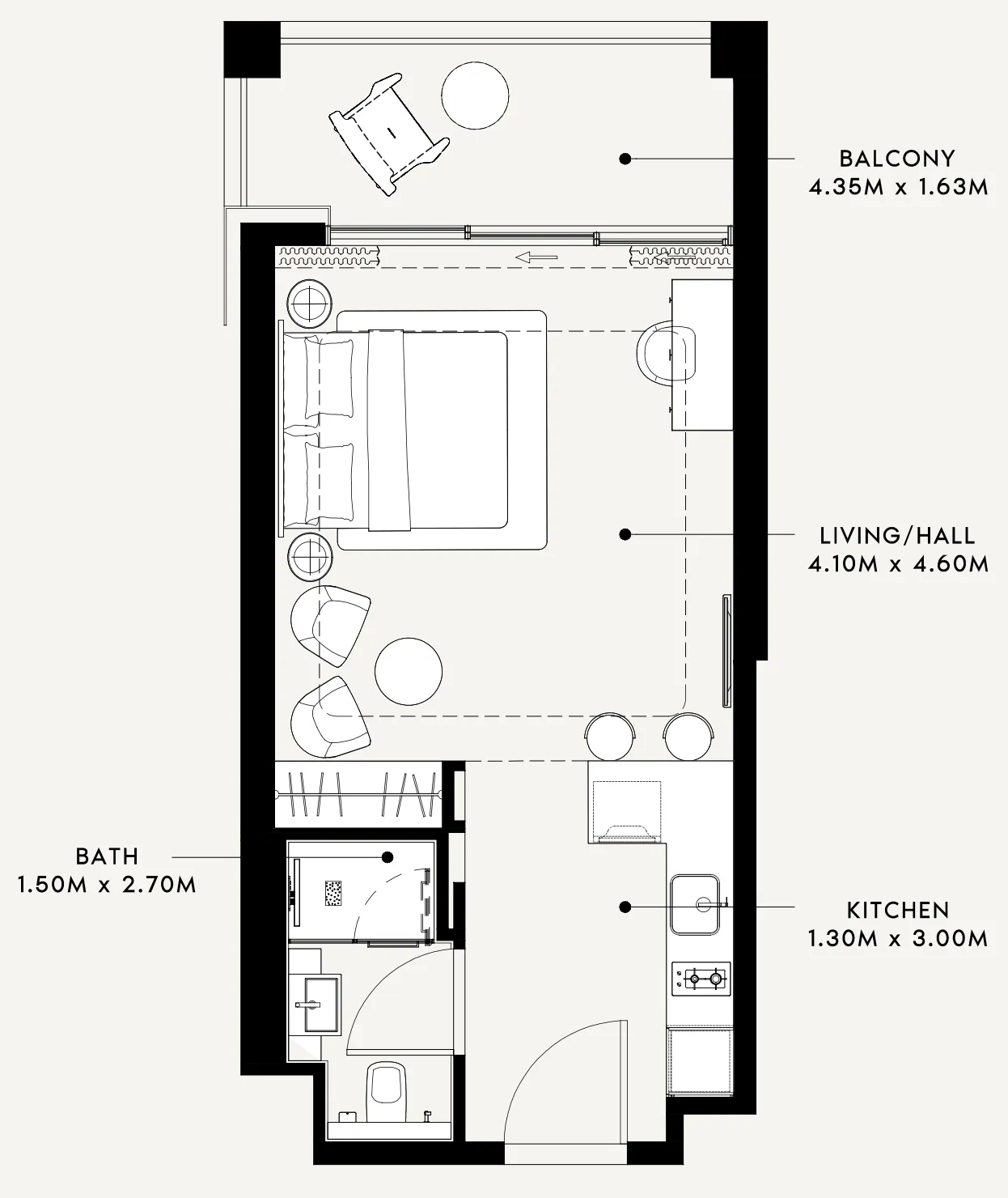 Azizi Riviera 60 floor plan