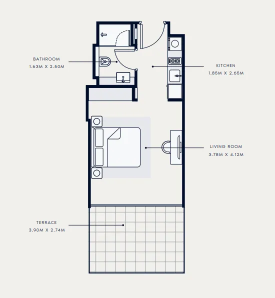 Azizi Riviera 65 floor plan