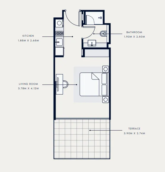Azizi Riviera 65 floor plan