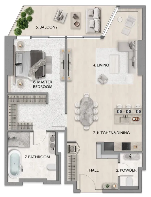 Mered Riviera Residence floor plan