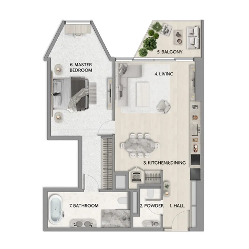 Mered Riviera Residence floor plan