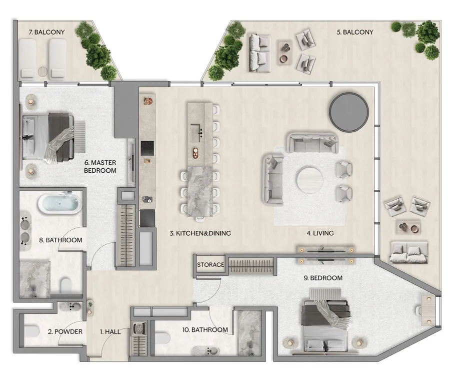 Mered Riviera Residence floor plan