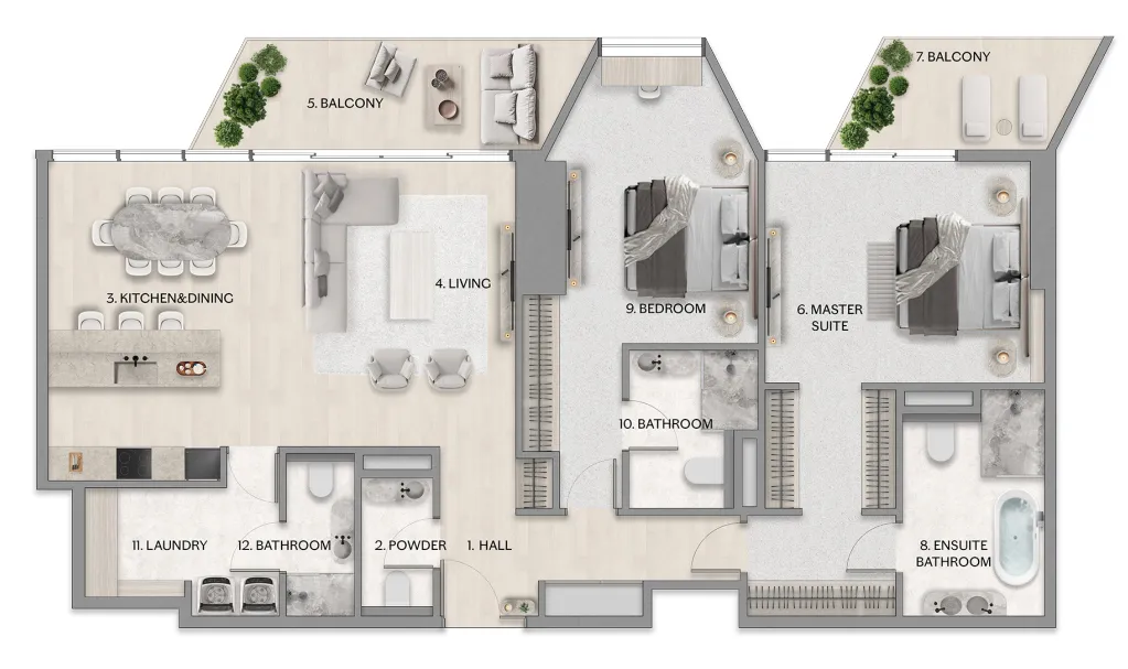 Mered Riviera Residence floor plan