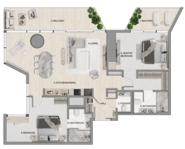 Mered Riviera Residence floor plan