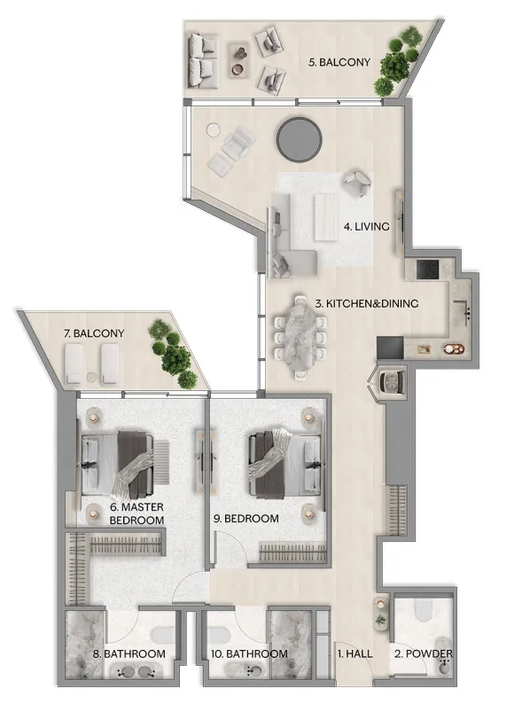 Mered Riviera Residence floor plan