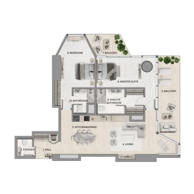 Mered Riviera Residence floor plan