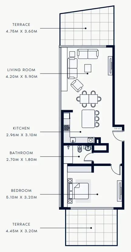 Azizi Riviera Rêve floor plan