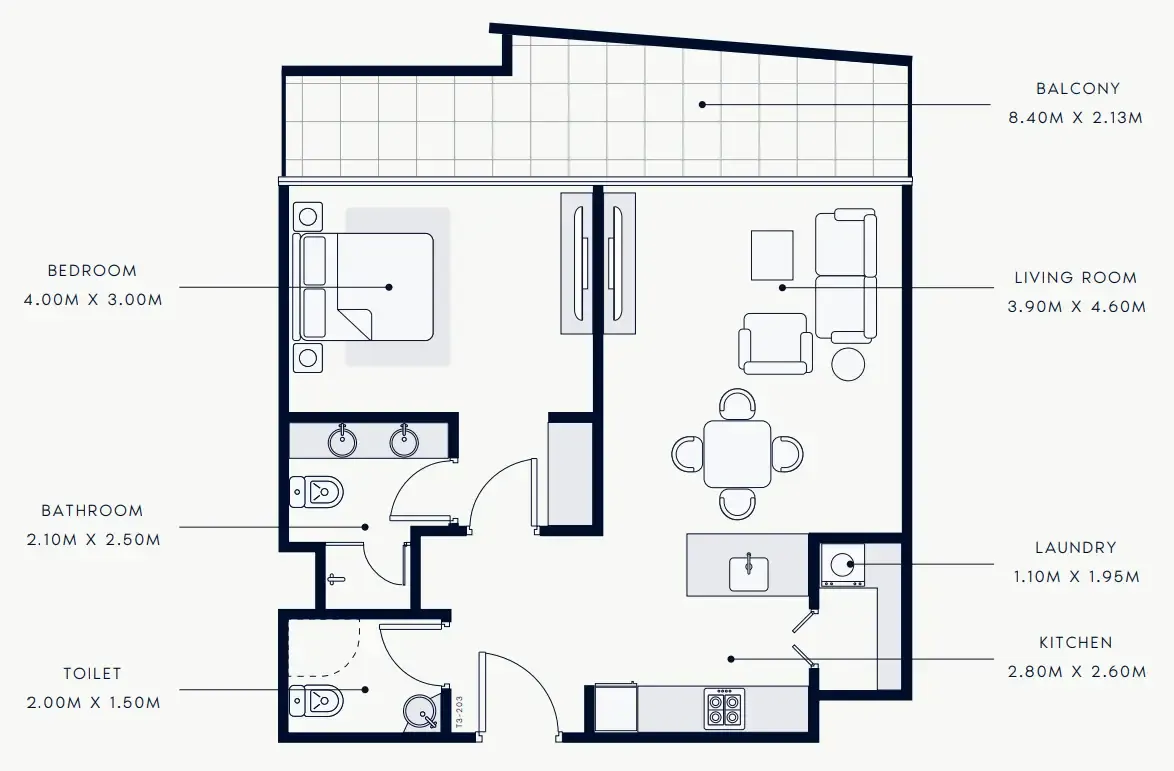 Azizi Riviera Rêve floor plan
