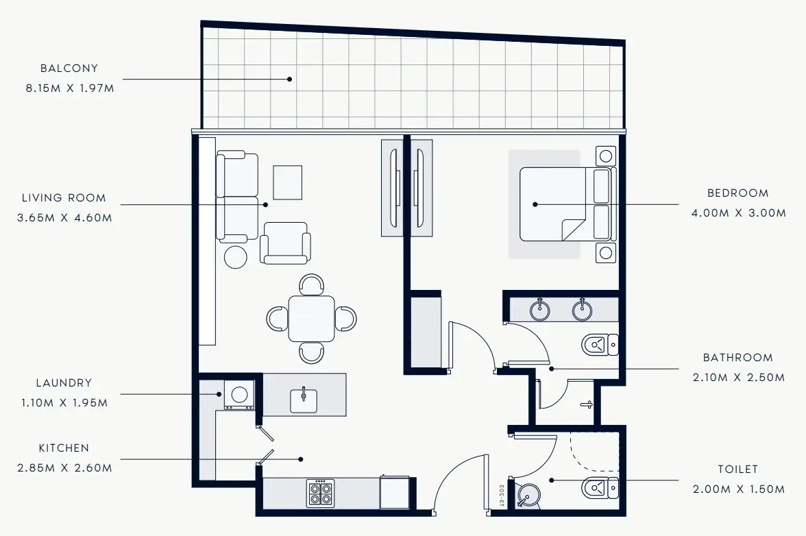 Azizi Riviera Rêve floor plan