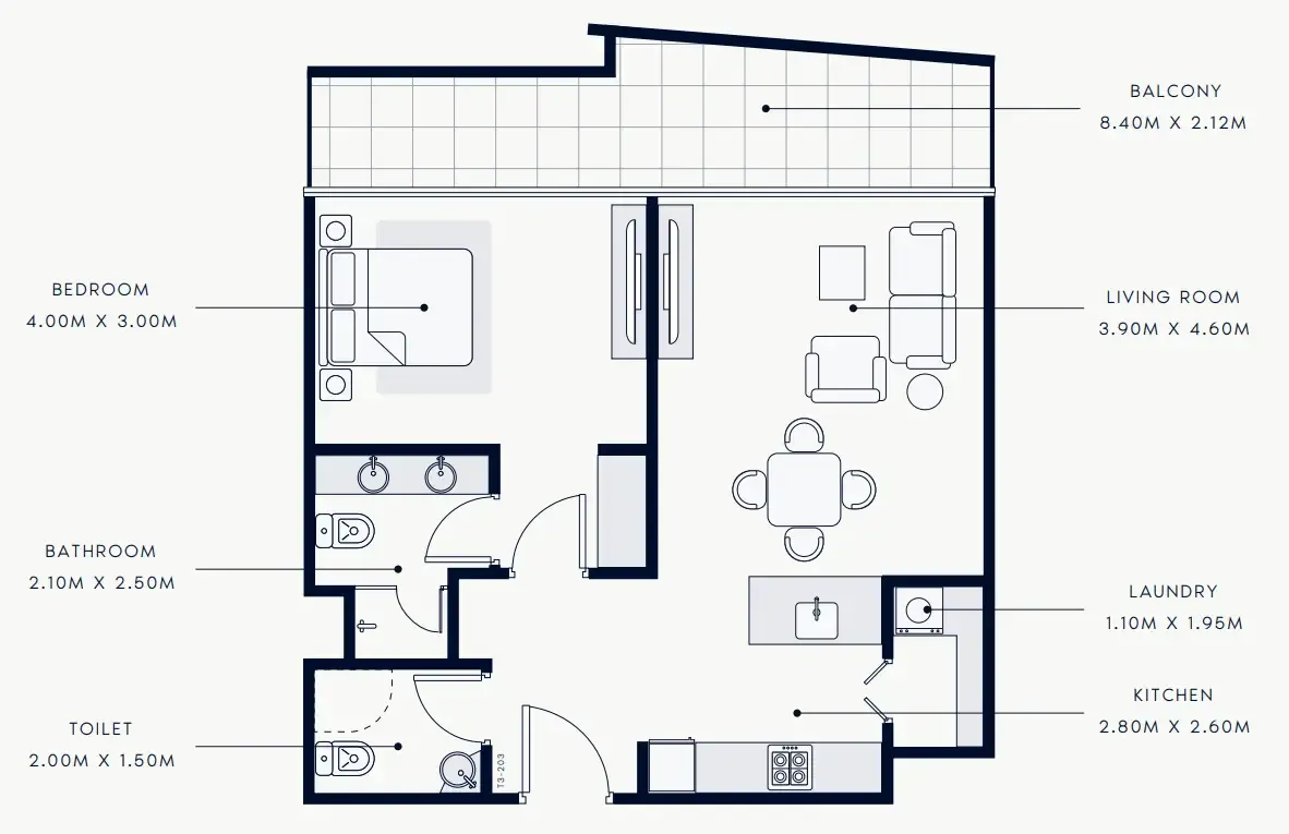 Azizi Riviera Rêve floor plan