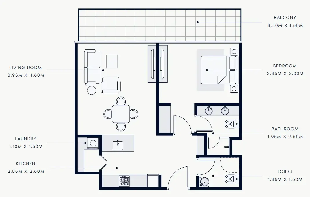 Azizi Riviera Rêve floor plan