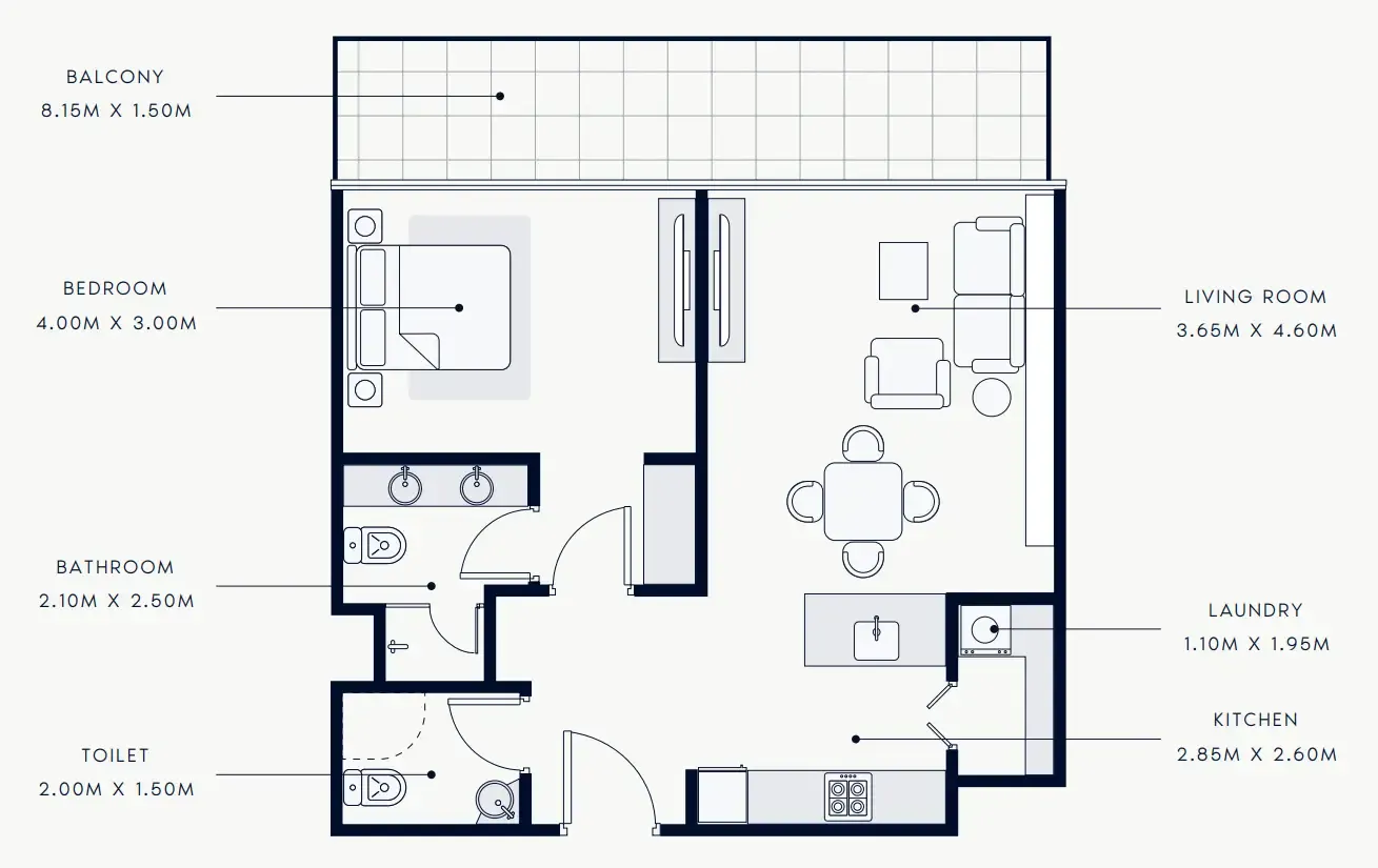 Azizi Riviera Rêve floor plan