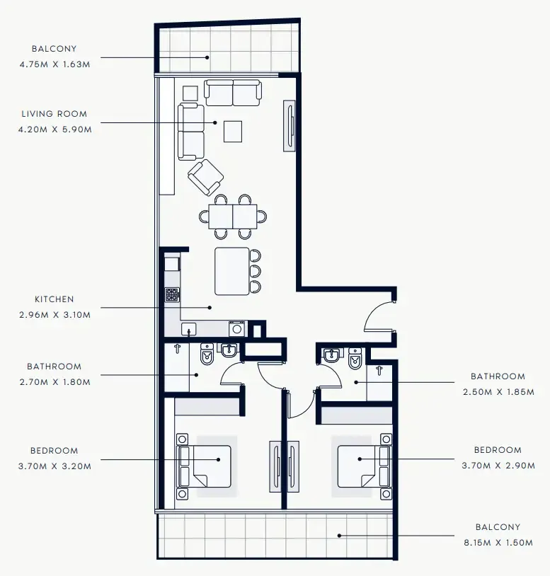 Azizi Riviera Rêve floor plan