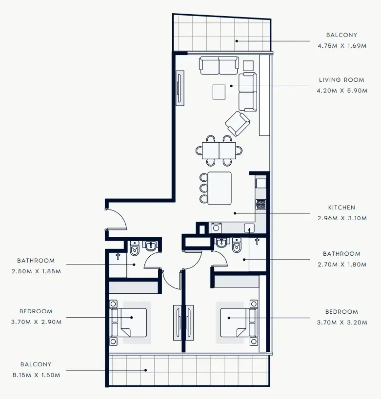 Azizi Riviera Rêve floor plan
