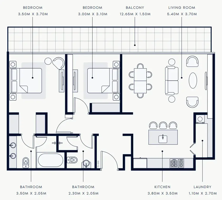 Azizi Riviera Rêve floor plan